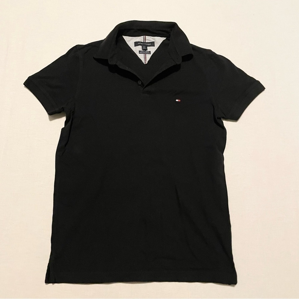 Tommy Hilfiger Women’s Slim Fit Stretch Polo Shirt Small Short Sleeve Tshirt